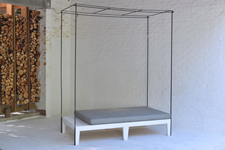 028 Daydreamer daybeds with grey mattress and no curtains